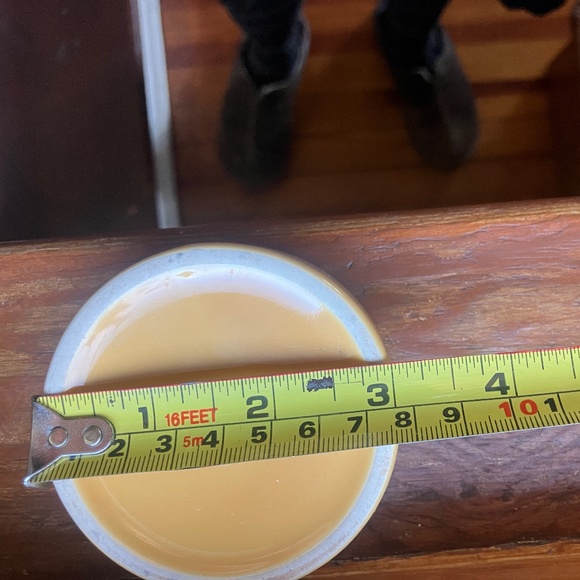 2 Heavy duty Stoneware Ceramic Pet Hamster Reptile Bowls, blue yellow - Picture 8 of 14